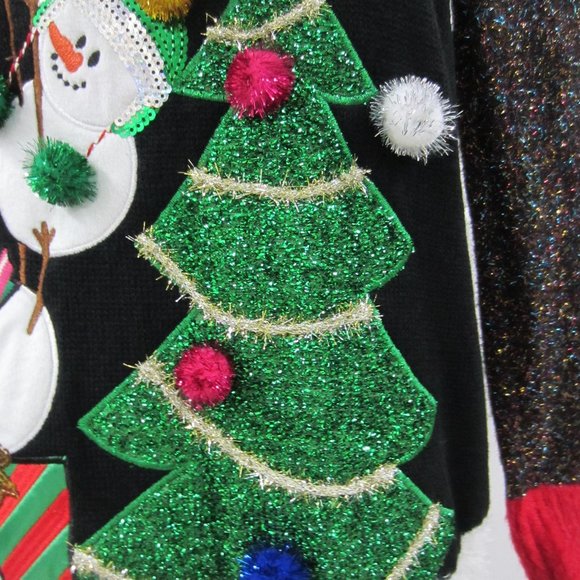 Festive Christmas Sweater/Snowman/Tree Various Szs - Picture 4 of 14